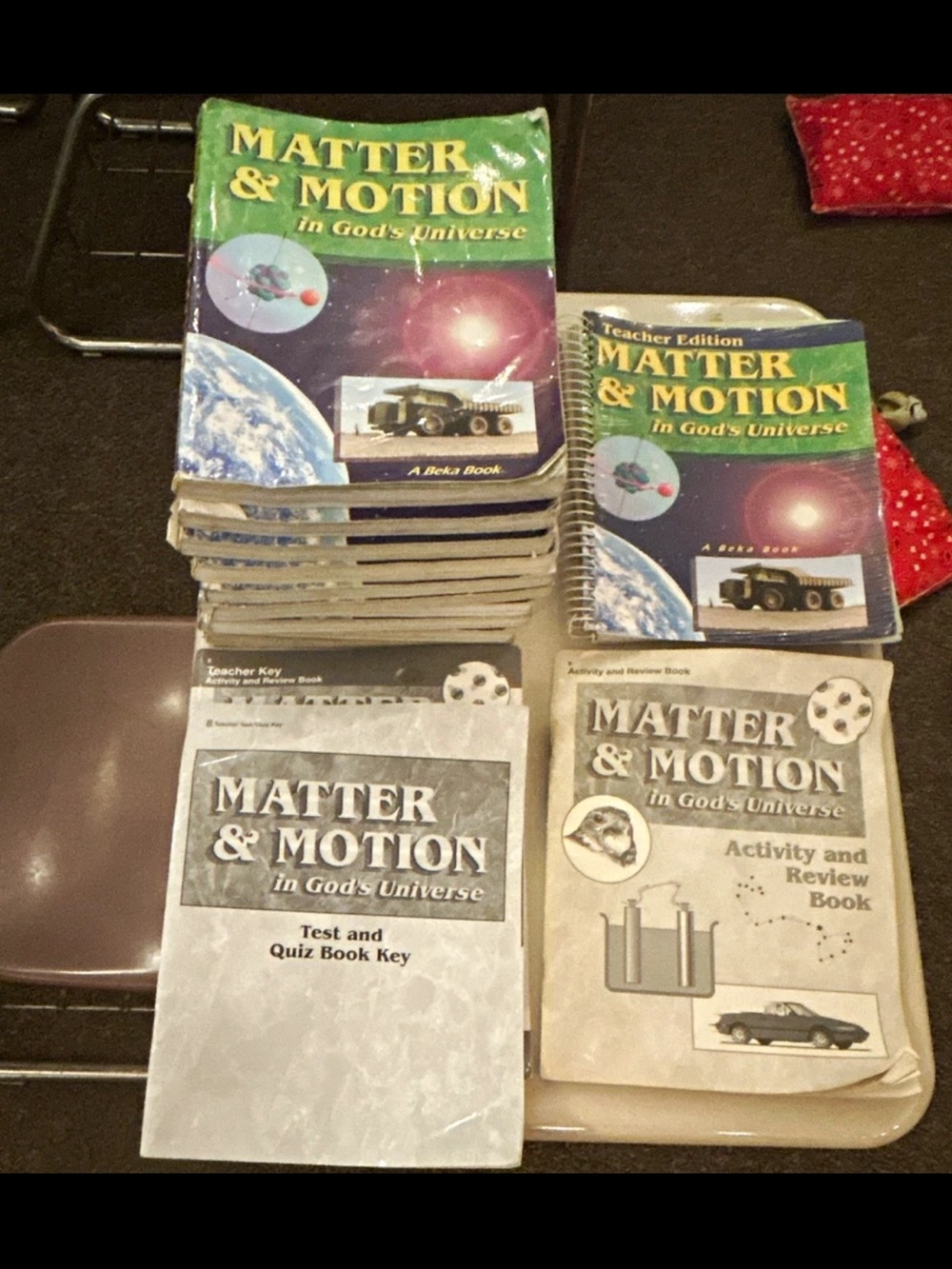 Matter & Motion Textbook Set - Blue & Green Covers